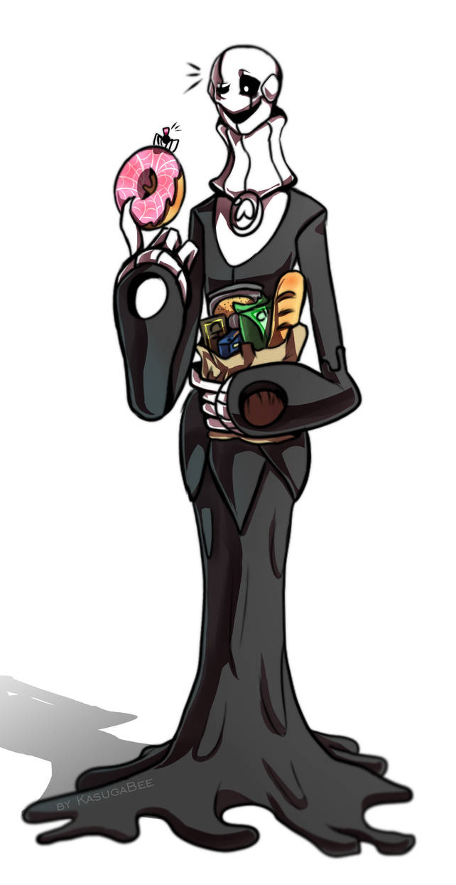 FutureTale Gaster and food by KasugaBee on DeviantArt