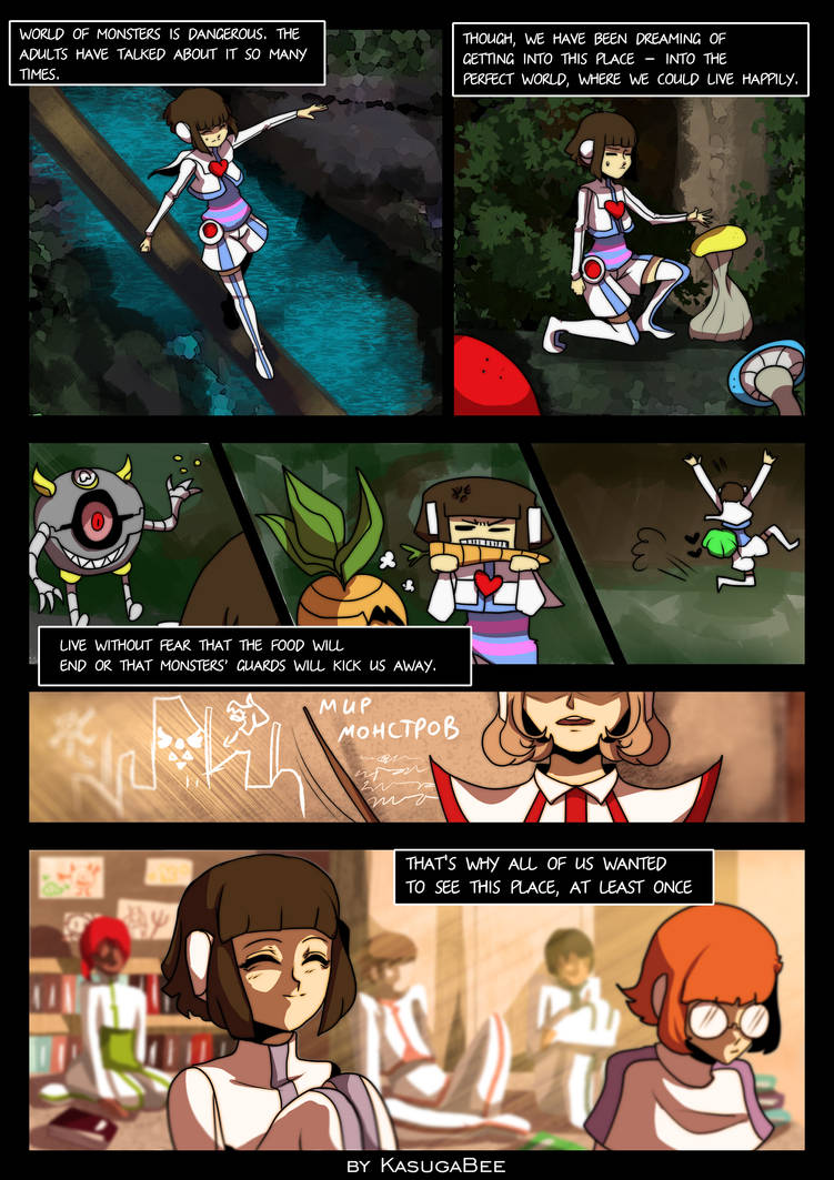 FutureTale: CHAPTER 1 - RUINS 19 page by KasugaBee on DeviantArt