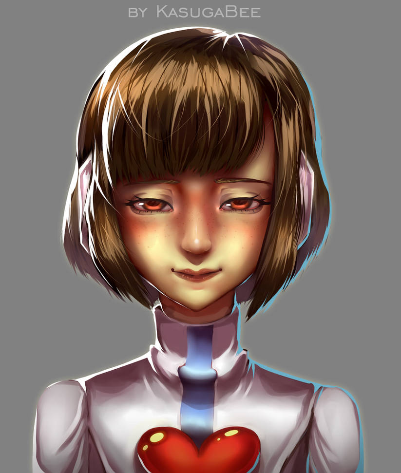 FutureTale Frisk speedpaint by KasugaBee on DeviantArt