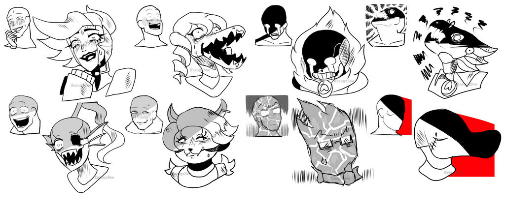 FutureTale emotions 2 by KasugaBee on DeviantArt