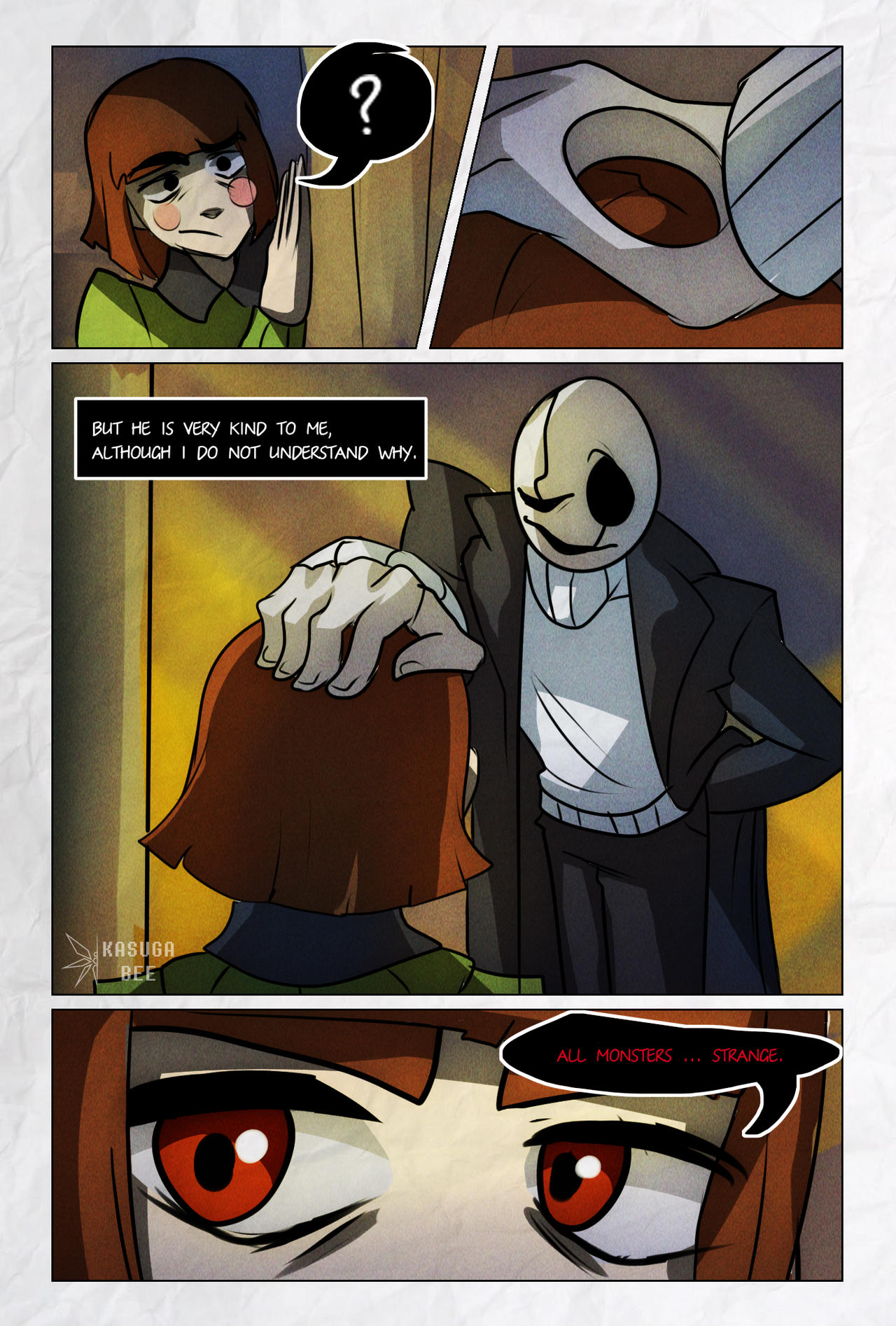 Who is Gaster COMIC - 2 page by KasugaBee on DeviantArt