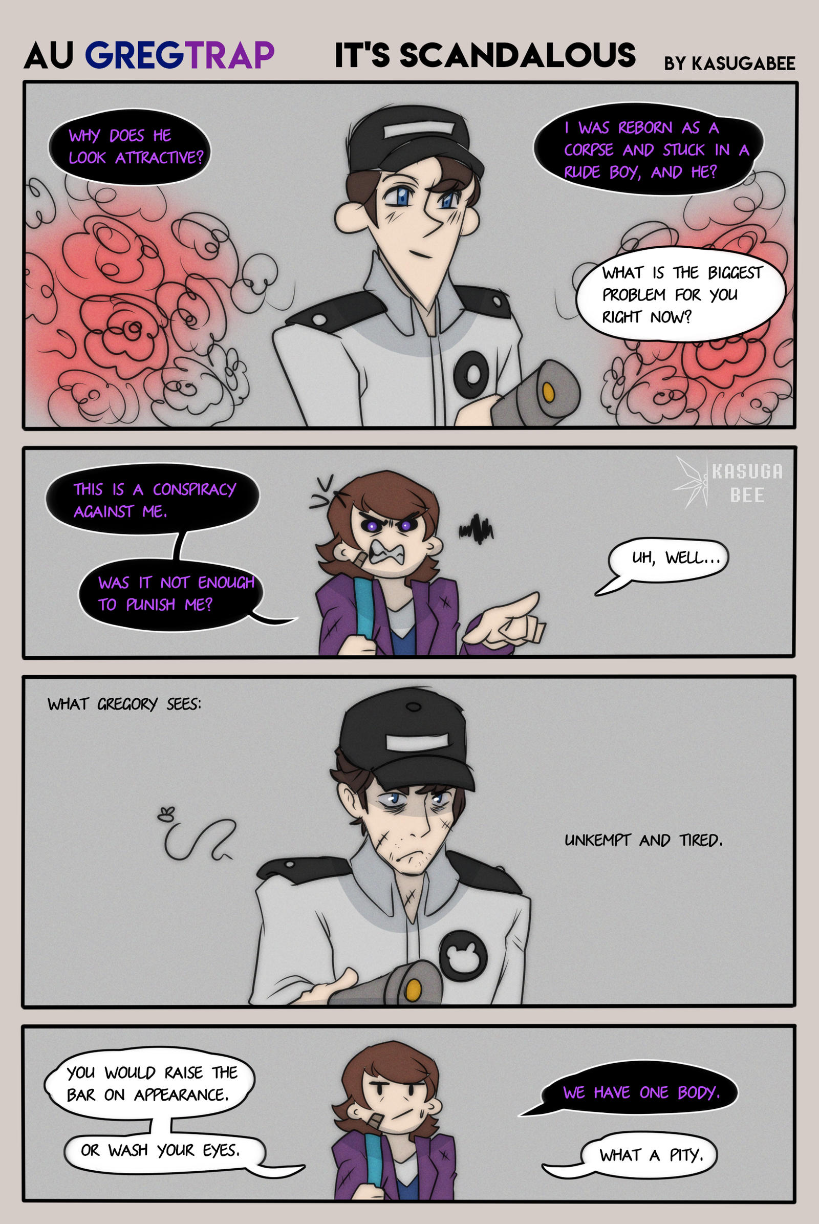 AU GREGTRAP ITS SCANDALOUS by KasugaBee on DeviantArt