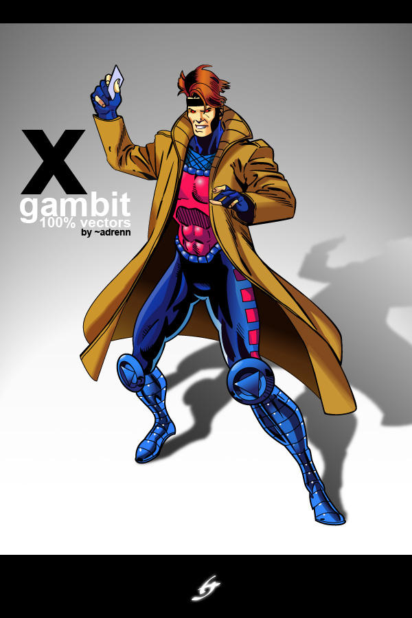 Gambit - Vectors by adrenn on DeviantArt