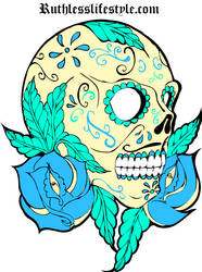 Day of the dead skull