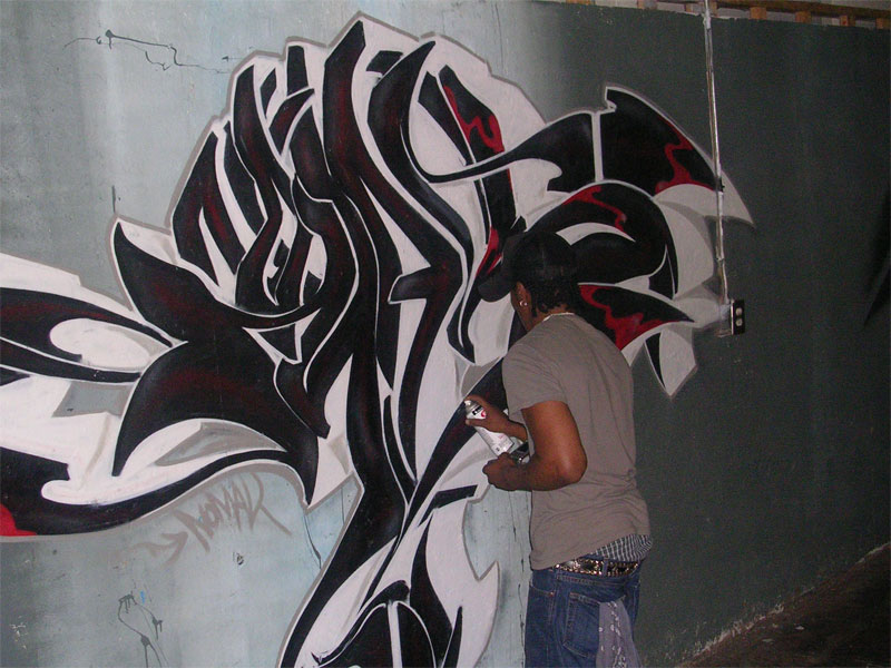 Painting in a Skatepark