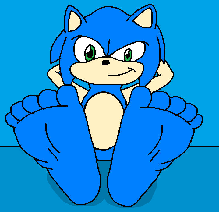 Sonic's Bare Feet Tease by JohnHall2019 on DeviantArt