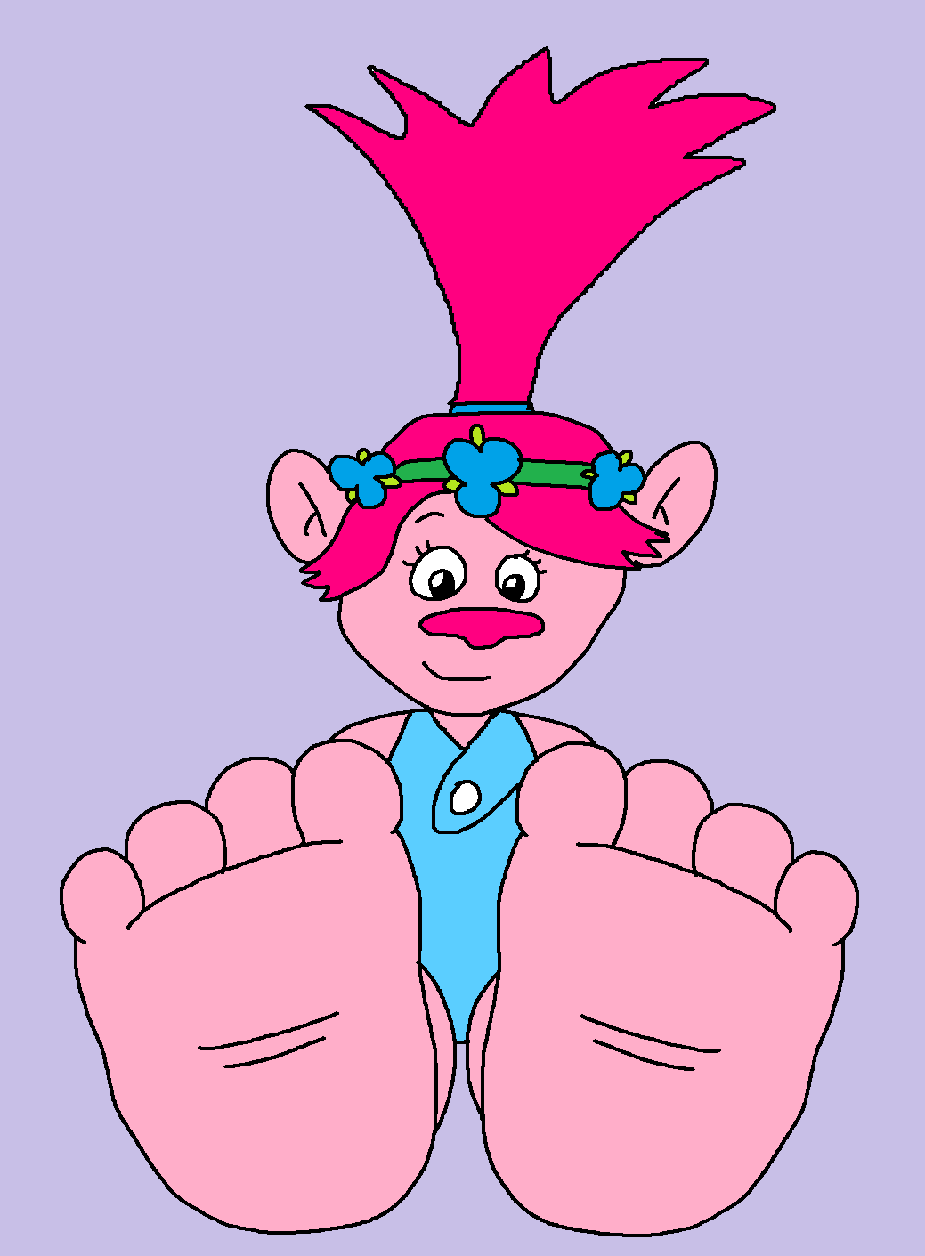 Queen Poppy's Troll Feet Tease by JohnHall2019 on DeviantArt