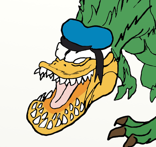 Donaljho Duck - Donald Duck/Deviljho Crossover