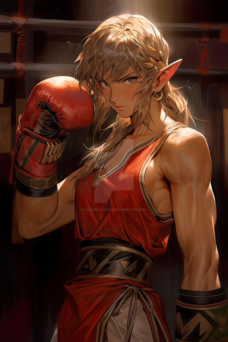Elf Jujitsu elf fighter by dantelightone on DeviantArt