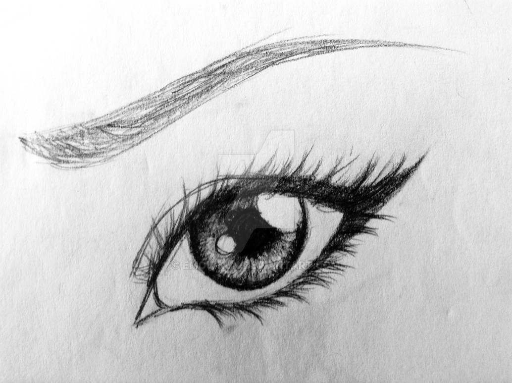 Female Eye Sketch 2 by emou-kun on DeviantArt