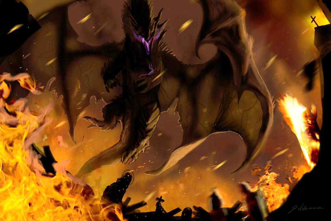 Deathbringer from the Sky by GoldammerArt on DeviantArt