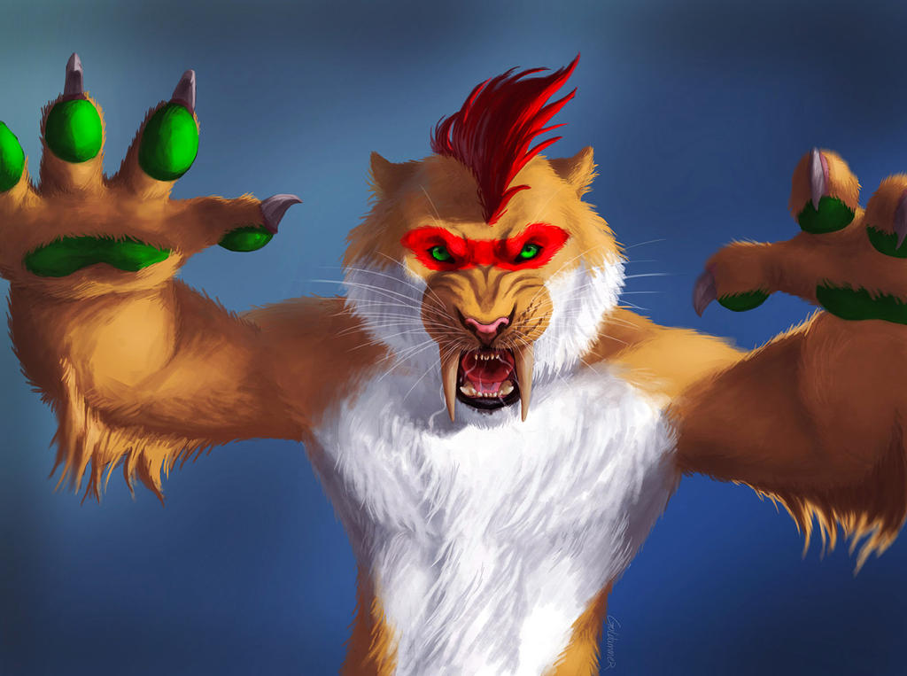 Commission - Demon the saber by GoldammerArt on DeviantArt