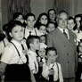President Vargas and children, 1950s.