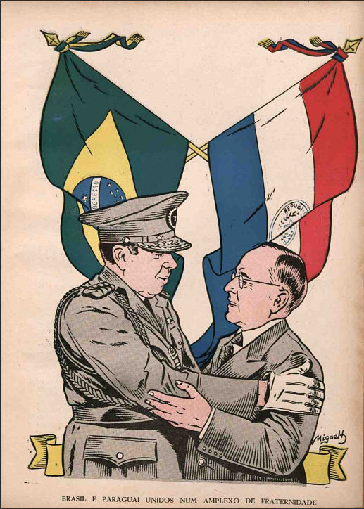 Higinio Morinigo and Getulio Vargas, 1943 poster. by Gukpard on DeviantArt