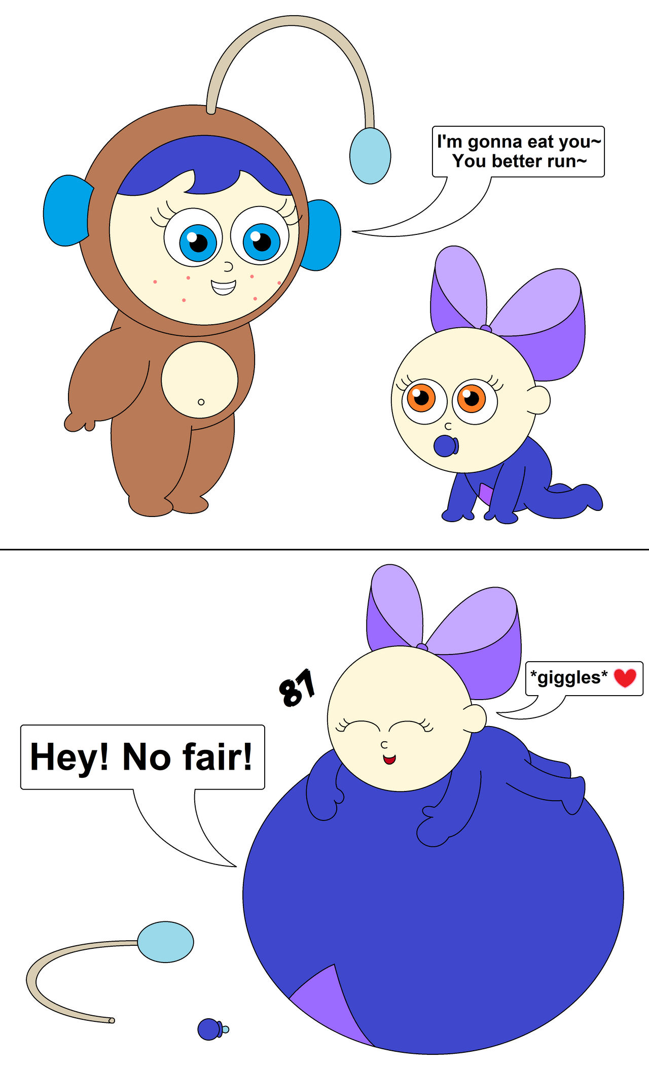 Spooktober 26: Predator and Prey by NuggieTheBalloonGirl on DeviantArt