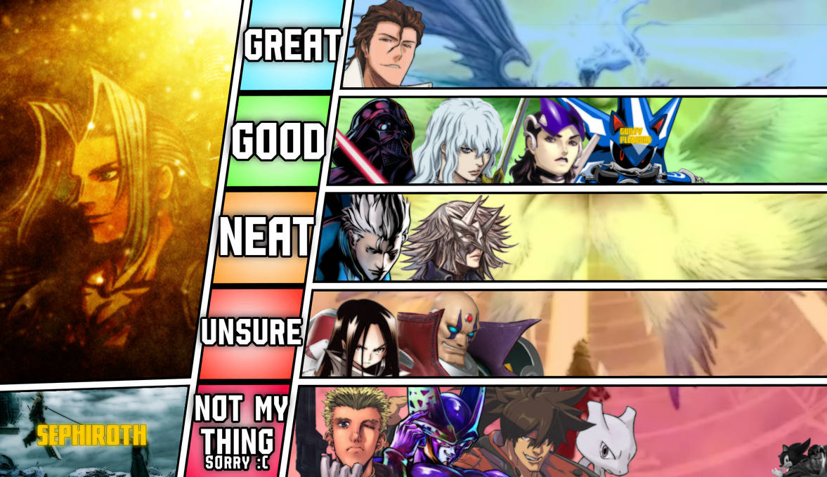 Sephiroth MU Tier List by shiori0 on DeviantArt