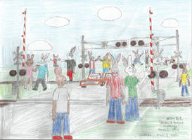 Rabbits and Railroad Crossings by WillM3luvTrains