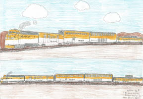 Rio Grande Lightning Express Passenger Train