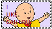 Caillou Stamp/First Stamp I Ever Made by WillM3luvTrains
