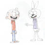 Lincoln Loud and Bun-Bun