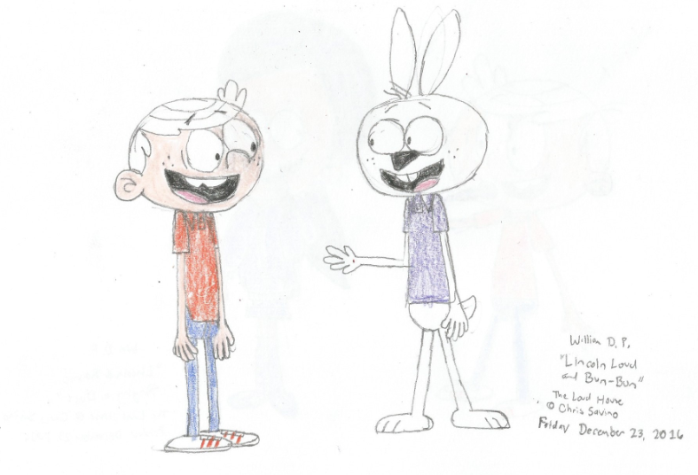 Lincoln Loud and Bun-Bun