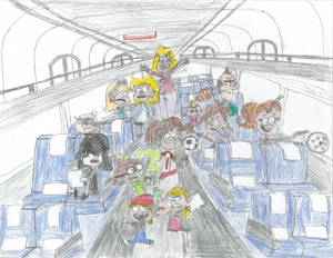 Loud Family Misbehaving on Amtrak Train