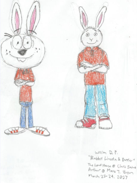 Rabbit-Lincoln and Buster Baxter (Original) by WillM3luvTrains on ...