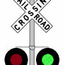 Rail Crossing Signal L.E.D. Red n Green Light gif2