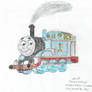 Thomas the Tank Engine (my first drawing) colored