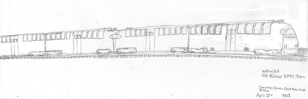 US Railcar Single Level Diesel Multiple Unit by WillM3luvTrains on ...