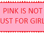 Pink is For Both Genders Stamp Gif