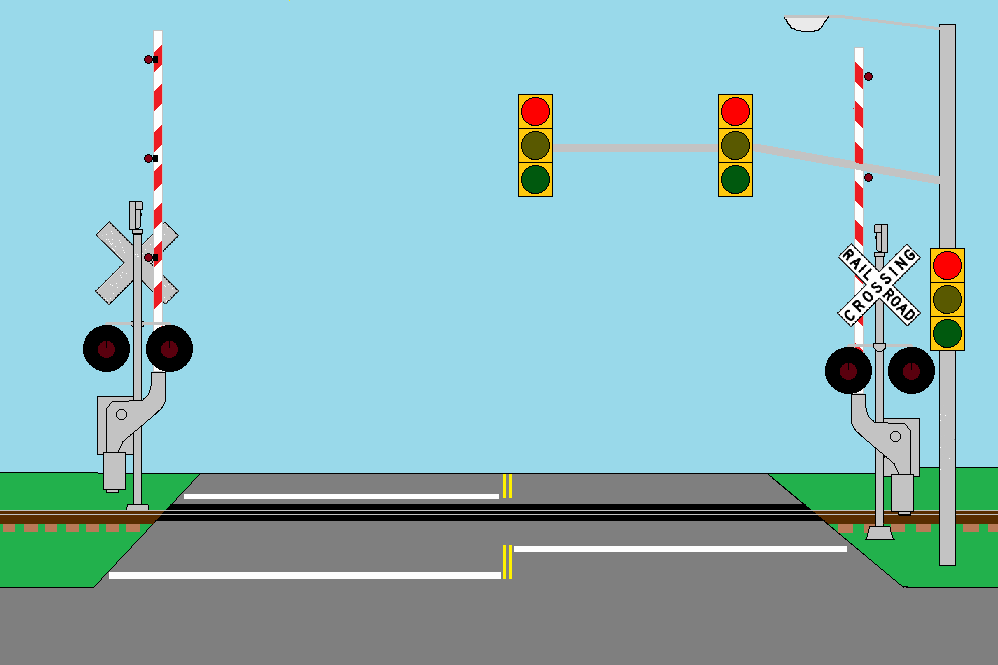 Railroad Crossing with Nearby Traffic Signal 1 by WillM3luvTrains on  DeviantArt