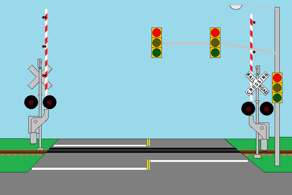Railroad Crossing with Nearby Traffic Signal 1 by WillM3luvTrains on DeviantArt Railroad Crossing with Nearby Traffic Signal 1 by WillM3luvTrains on DeviantArt