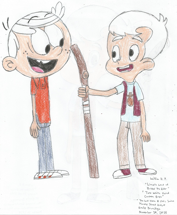 Two White Haired Boys by WillM3luvTrains on DeviantArt