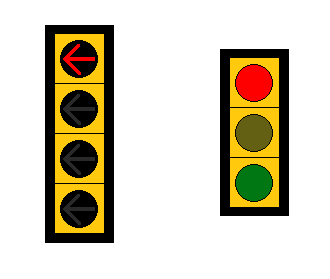 Regular Traffic Signal w Four-Left Arrow Signal 1 by WillM3luvTrains on  DeviantArt