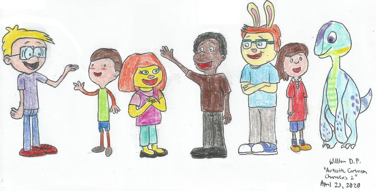 Autistic Cartoon Characters Plus My O.C.s by WillM3luvTrains on DeviantArt