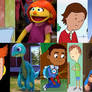 My Autistic Cartoon Character Collage