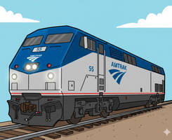 AI Amtrak Phase V P42 Locomotive