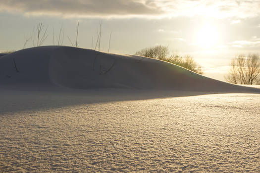 Untouched snowy landscape 3