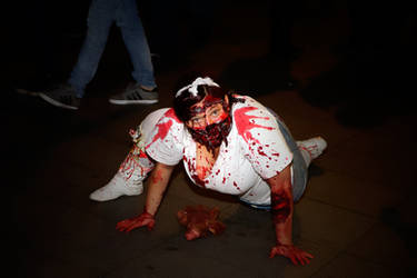 Crouching Zombie Girl