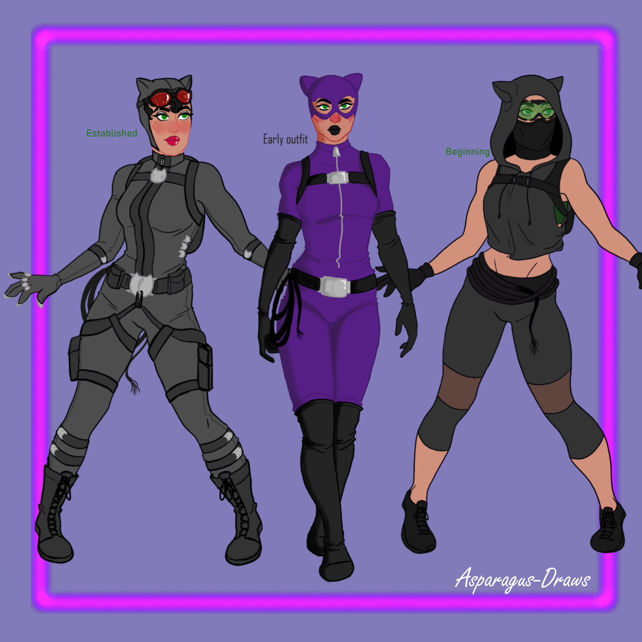 Selina's Outfits by Asparagus-Draws on DeviantArt