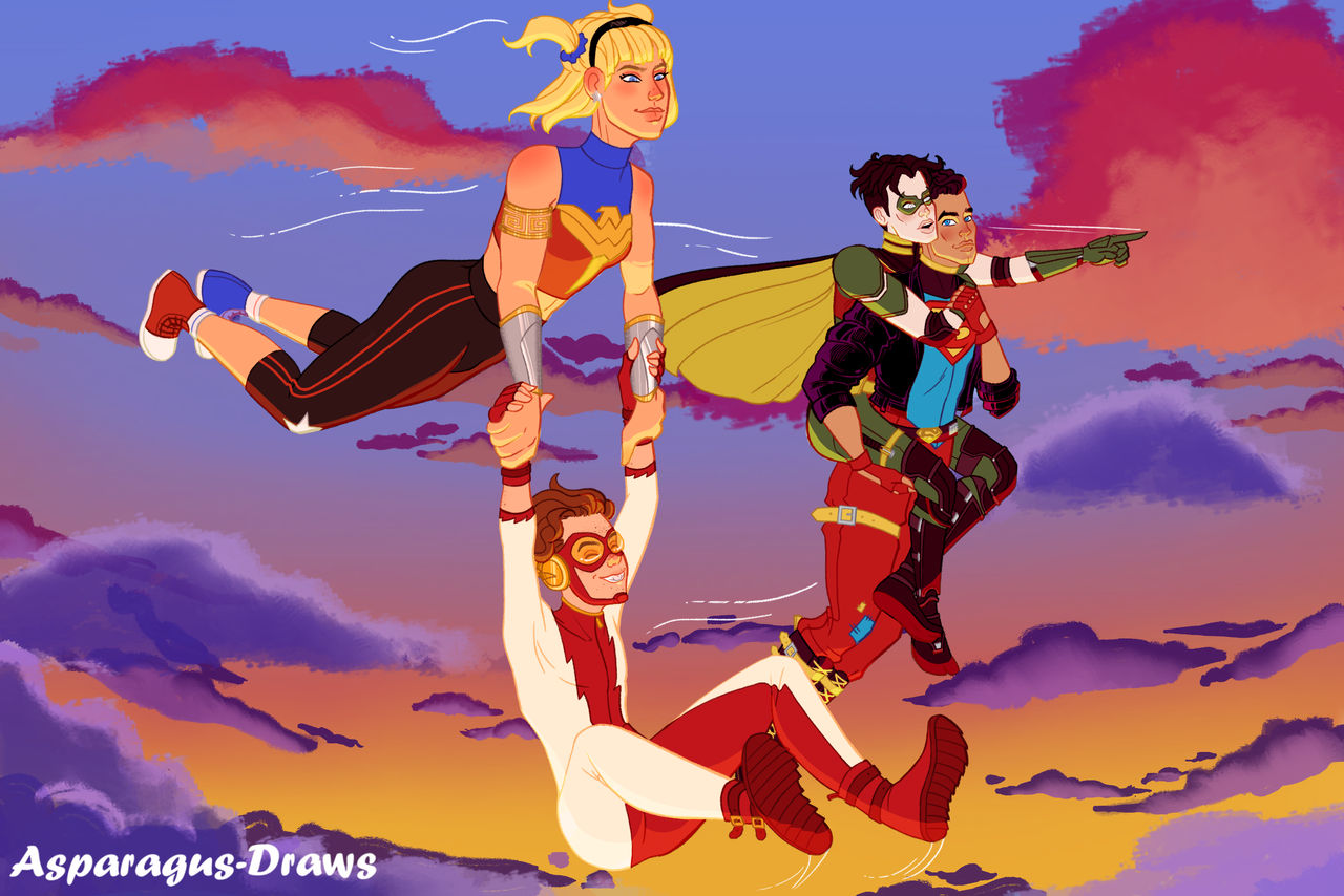 Young Justice by Asparagus-Draws on DeviantArt