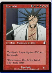 Kenpachi Magic Card