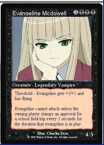 Evangeline Magic Card