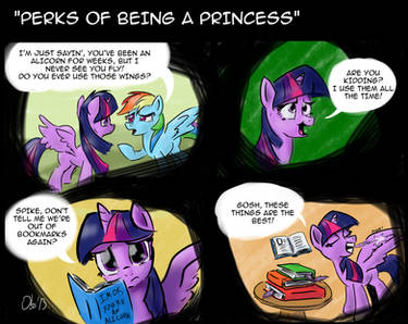 [Comic] Princess-ness Has Its Privileges