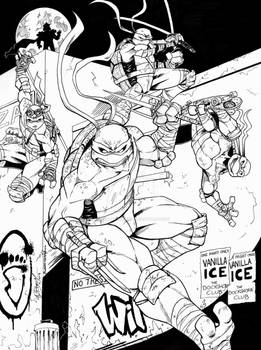 TMNT commission piece