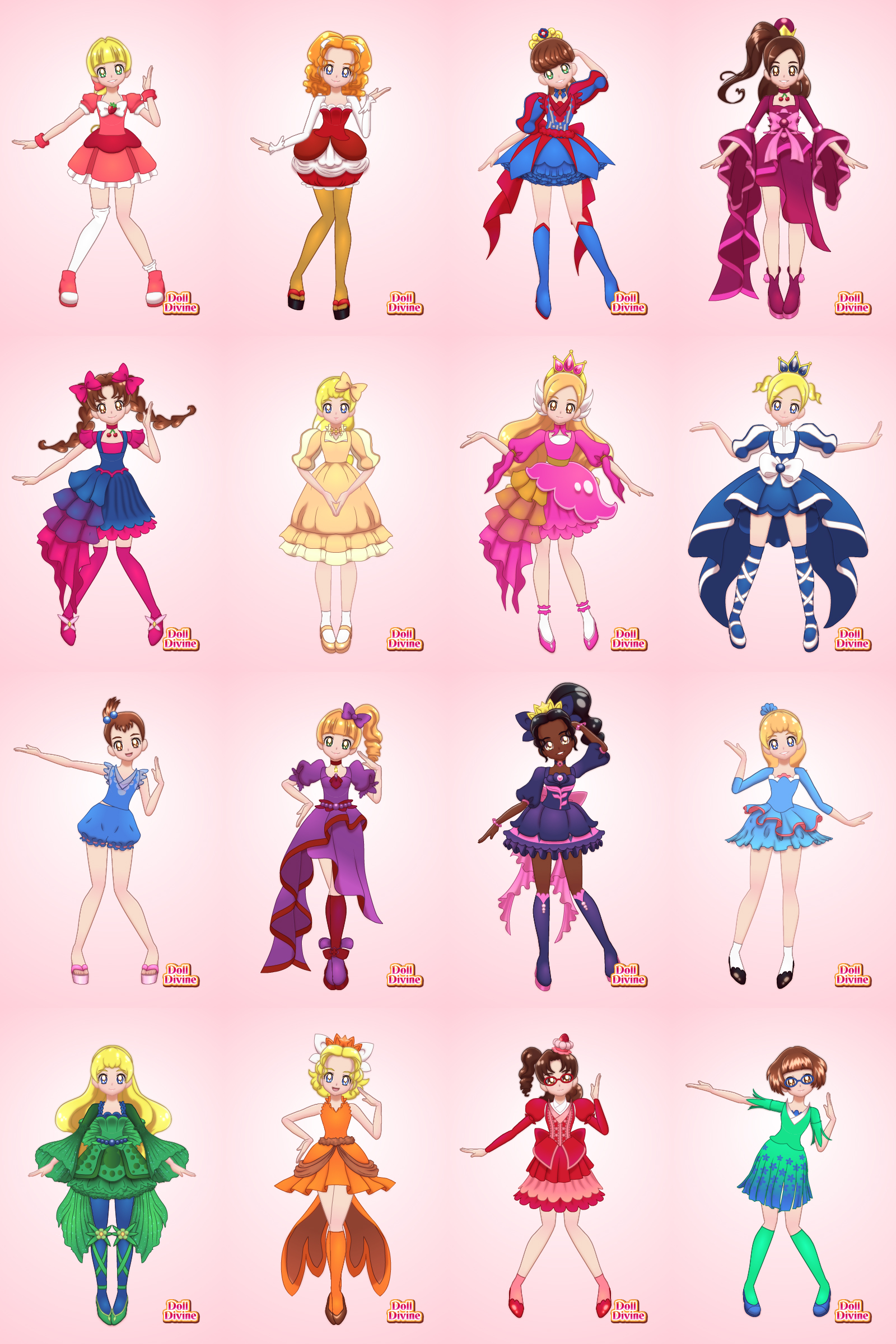 Glitter cure doll outlet divine