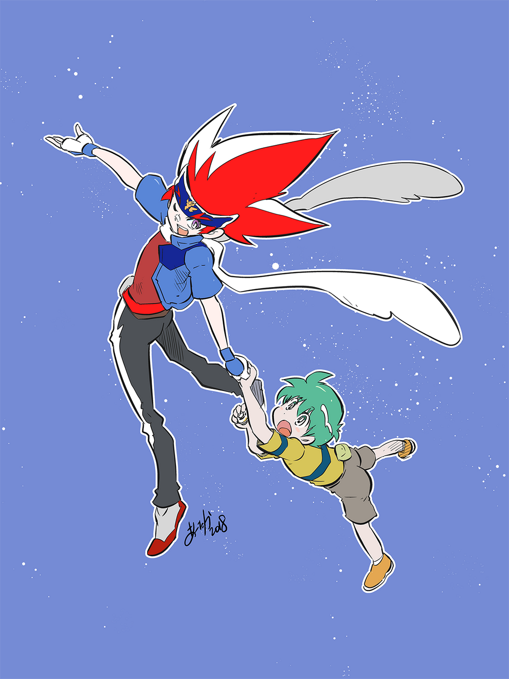 Ginga and Kenta by takafumi-adachi