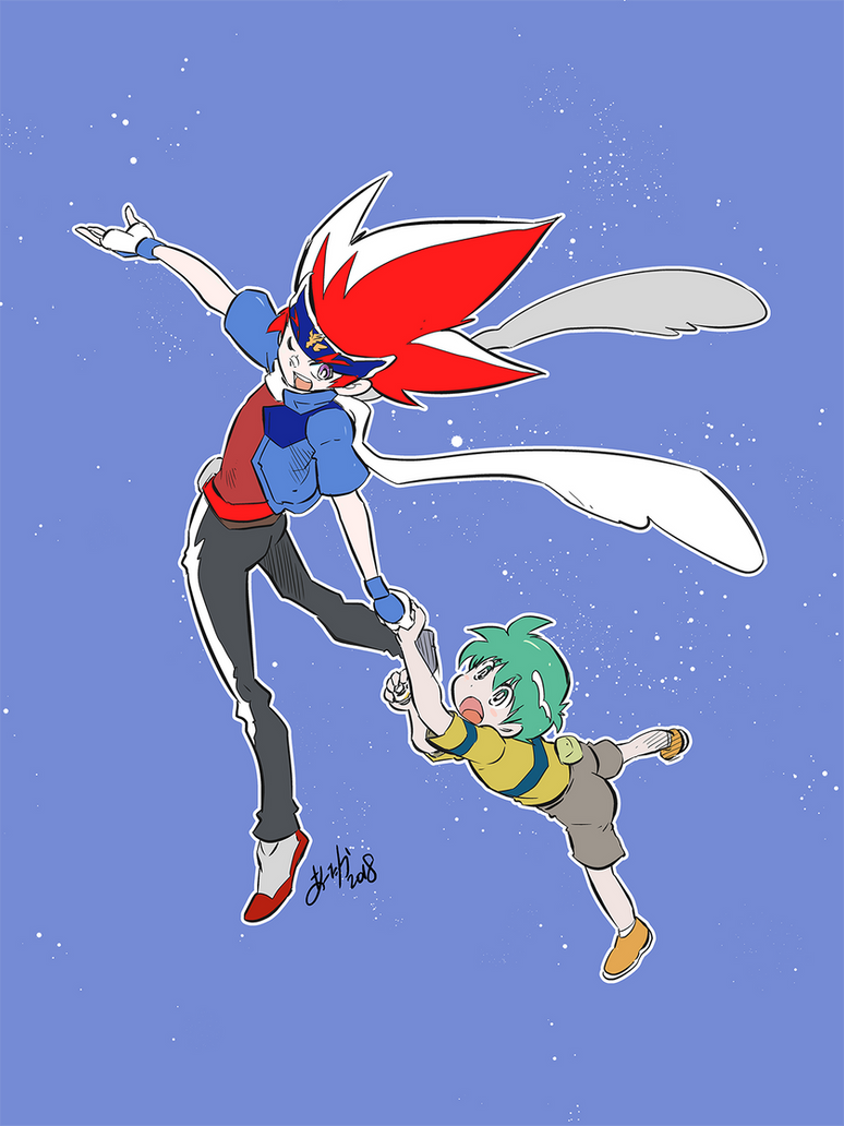 Ginga and Kenta by takafumi-adachi