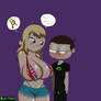 Liz flirst with SkylerToons